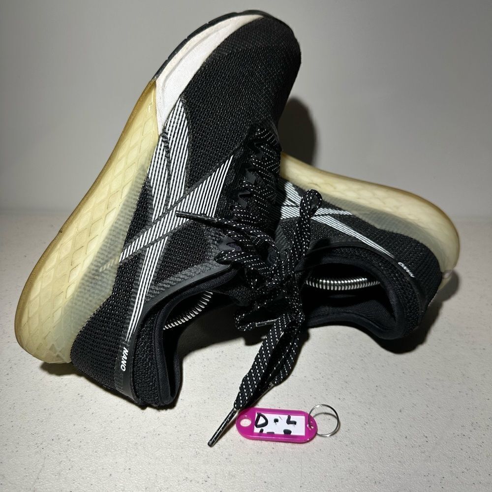 Reebok CrossFit Nano 9 Shoes Womens 9,5 Black White Athletic Training